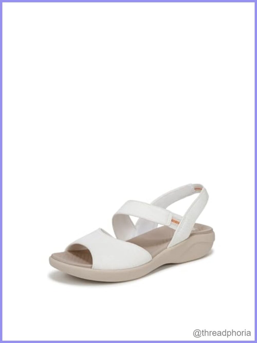 Women's Strappy Platform Sandal Slingback Stretch Fabric Washable